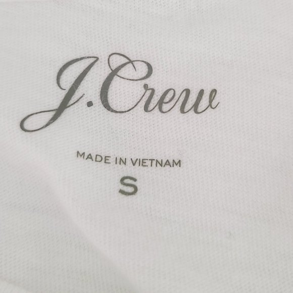 J. Crew Heart Lake Flocked Graphic T-Shirt - Picture 5 of 7